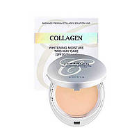 Колагенова пудра Enough Collagen 3 in 1 Whitening Moisture Two Way Cake SPF30 No13 із запасним блоком 2*13 g
