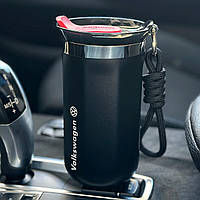 Термо-чашка з логотипом VOLKSWAGEN 350мл чорна