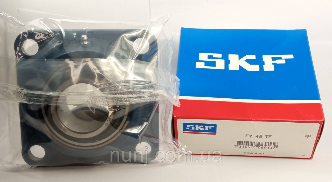 Підшипниковий вузел FY-45-TF SKF розміри: 45*137*54,2 корпусний типу UCF, фото 1