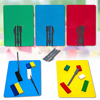 Пластикова дошка для пластиліну формату А4 250х180 мм "Irbis" 1 шт.