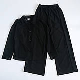 Палаццо чорні брюки для дівчинки замшеві Смайл Тайм SmileTime Upper, фото 3