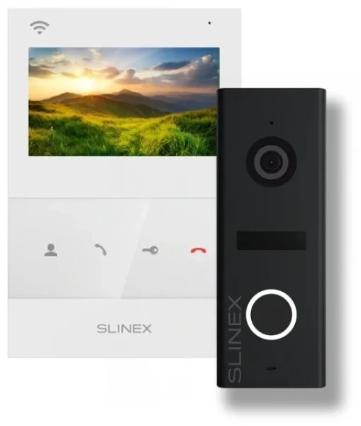 Відеодомофон Slinex SQ-04N + ML-17HD White Black, фото 1
