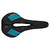 Сідло велосипедне Grey's МТБ (275х140 мм) чорно-синє, фото 4