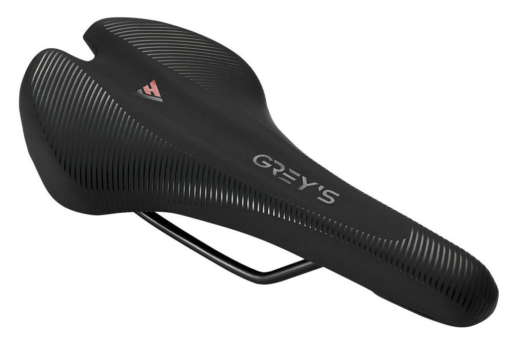 Сідло велосипедне Grey's МТБ (280х135 мм) чорне, фото 1