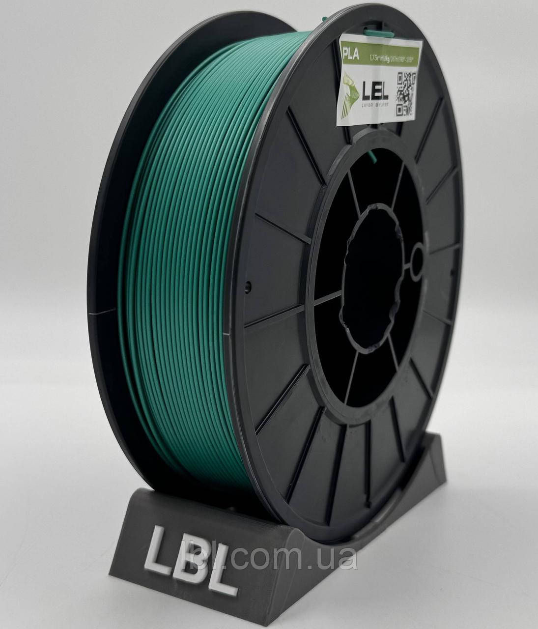 PLA (ПЛА) пластик Зелена перлина для 3D принтера 0.800 кг / 260 м / 1.75 мм, фото 1