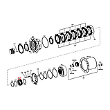 4472.348.148, ZGAQ-02208, 332/C2442, S125344 Водило Носій дисків заднього мосту, фото 2