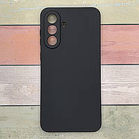 Чохол Samsung A56 5G/гумовий, щільний, чорний. Силіконовий чохол SOFT Silicone Case мікрофібра