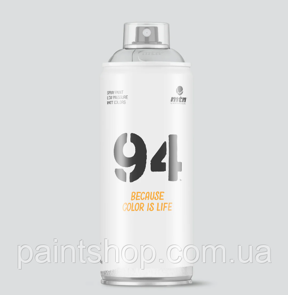 Аерозольна фарба MTN 94 RV-7047 Siberian Grey (Світло-сірий) 400 мл, фото 1