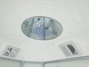 Душовий бокс Veronis BV-5-120 XL R 120х80х220 см на глибокому піддоні асиметричний прозоре скло, фото 5