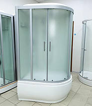 Душовий бокс Veronis BV-5-120 XL L 120х80х220 см на глибокому піддоні асиметричний прозоре скло, фото 2