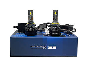 Led-лампи світлодіодні Infolight Hb3 S3 12v 60 w 12400 lm 6000 к комплект