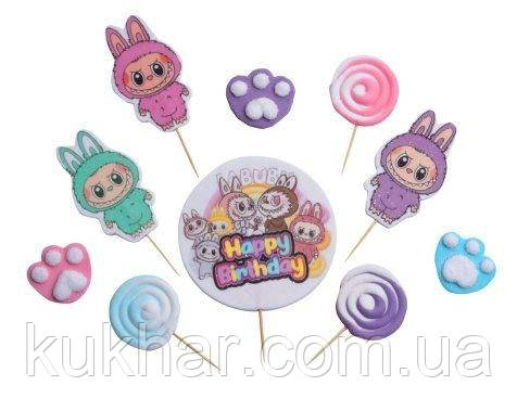 Прикраси на торт "Лабубу", фото 1