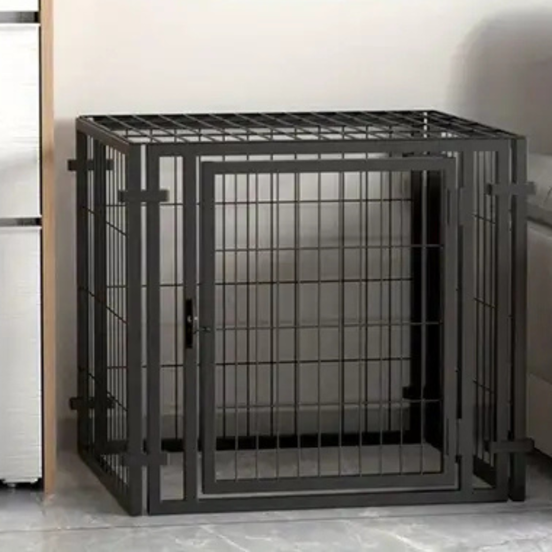 Вольєр для домашніх тварин металевий Springos 60 x 60 x 70 см Чорний, фото 1