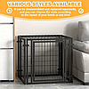 Вольєр для домашніх тварин металевий Springos 60 x 60 x 70 см Чорний, фото 3