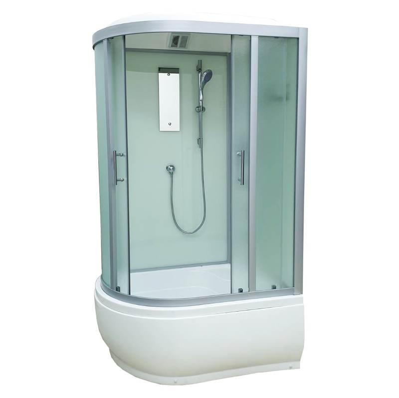 Душовий бокс Veronis BV-5-120 XL R 120х80х220 см на глибокому піддоні асиметричний прозоре скло