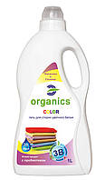 Органічний гель для прання з пробіотиками. Для кольорових тканин, 1л.