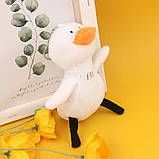 Рюкзак шкільний для дівчинки Kuromi з брелоком Гусак. Дитячий рюкзак ранець Рожевий, фото 8