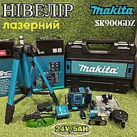 Нівелір Makita SK900GDZ Нівелір рівень (зі штативом) Будівник осей 24V Лінійні лазерні нівеліри 5AH Будівельні лазери