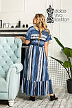 Стильне літнє плаття великі розміри 46-60, фото 3