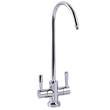 Кран для зворотного осмосу двовентильний Modern хром