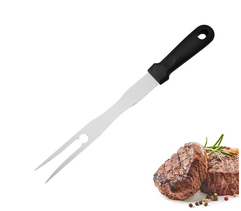 Вилка кухарська 34 см з лезом із нержавіючої сталі, фото 1