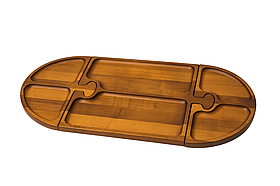 Дерев'яна менажниця «Puzzle» 57 см