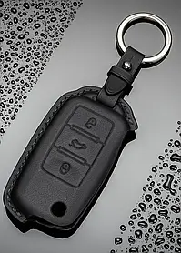 Шкіряний чохол для ключа Skoda TM-673