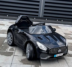 Дитячий автомобіль кабріолет на акумуляторі Cabrio black