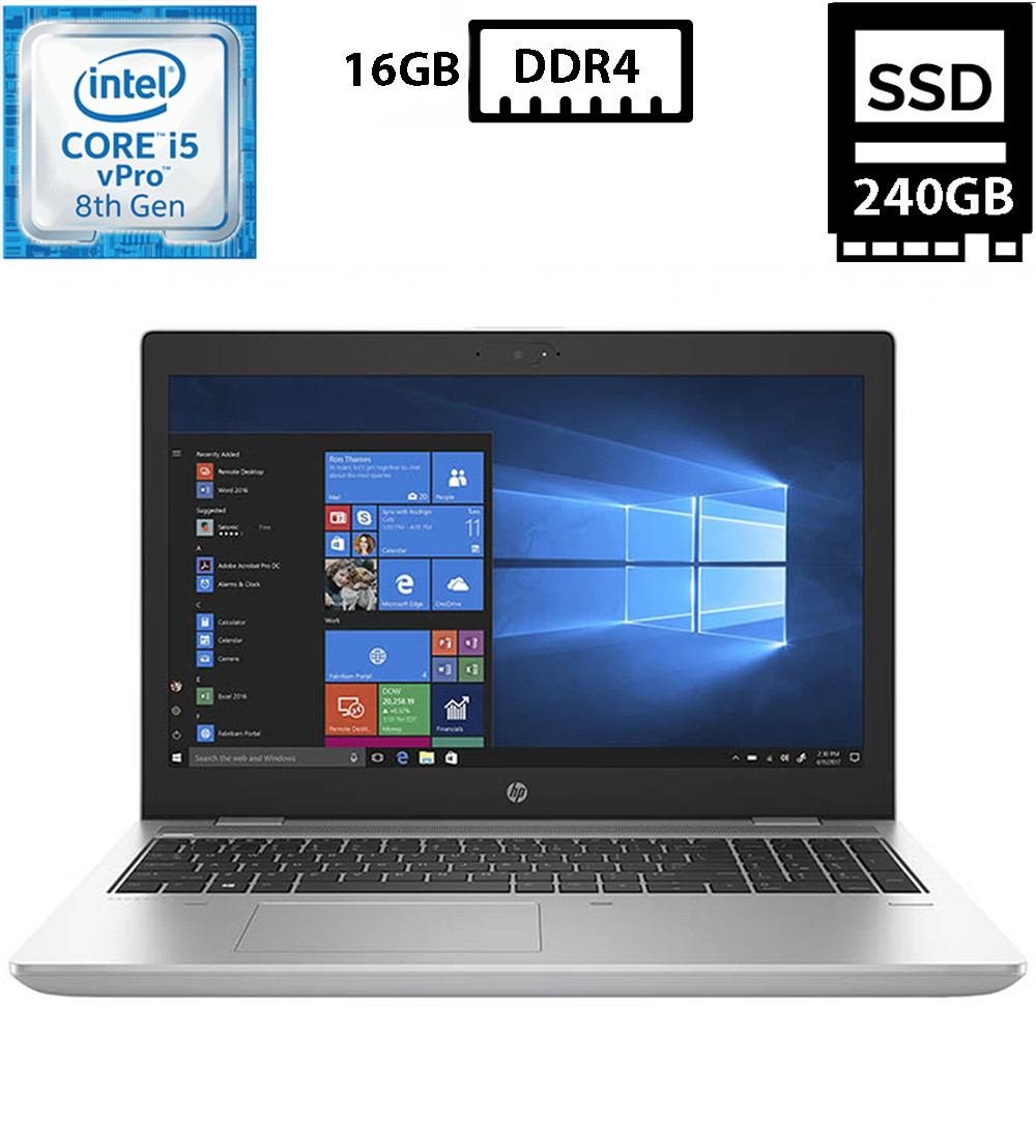 Ноутбук HP ProBook 650 G4/15.6" IPS 1920x1080/Core i5-8250U 1.60GHz/16GB DDR4/SSD 240GB/Intel UHD Graphics Камера Б/В