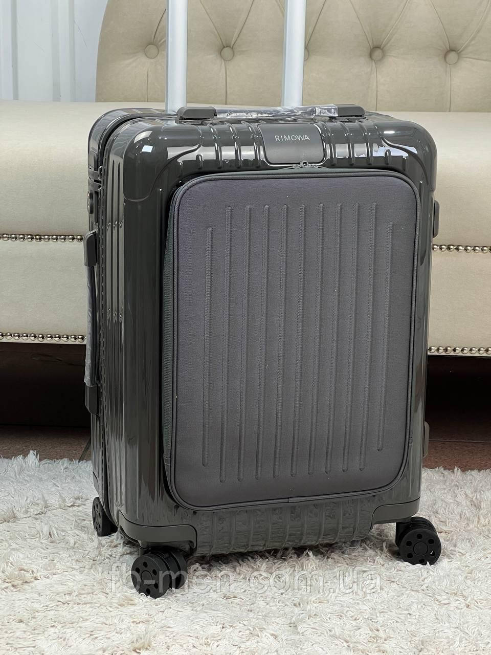 Валіза ручна поклажа Rimowa Essential Sleeve Cabin сіра валіза Римська сумка, фото 1