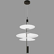 Дизайнерська чорна люстра  "Flamingo" 12W 36-50-36см (92-D1183 BK)