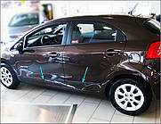 Молдинги на двері для KIA Rio Mk3 5-дв. хетчбек 2011-2017