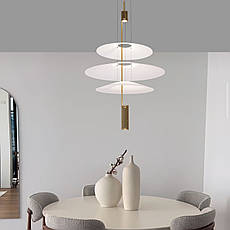 Дизайнерська бронзова люстра "Flamingo" 12W 36-50-36см (92-D1183 AB), фото 3