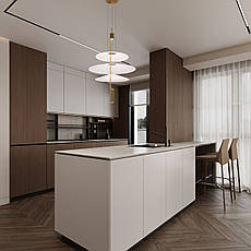 Дизайнерська бронзова люстра "Flamingo" 12W 36-50-36см (92-D1183 AB), фото 4