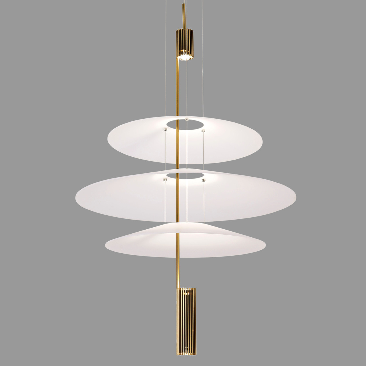 Дизайнерська бронзова люстра  "Flamingo" 12W 36-50-36см (92-D1183 AB)