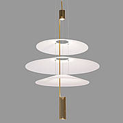 Дизайнерська бронзова люстра  "Flamingo" 12W 36-50-36см (92-D1183 AB)