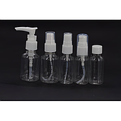 Дорожній набір ємностей 5 шт прозорий