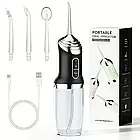 Портативний іригатор для зубів, 3 режими, 4 насадки, A12/Іригатор порожнини рота/Іригатор для брекетів, фото 2