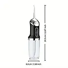 Портативний іригатор для зубів, 3 режими, 4 насадки, A12/Іригатор порожнини рота/Іригатор для брекетів, фото 5