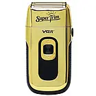 Стильна електробритва чоловіча акумуляторна з дисплеєм VGR V-332 Золотий Професійна бритва-шейвер Подр, фото 6