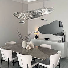 Дизайнерська срібна люстра "Cosmic" 16W (92-D1315 CH), фото 3