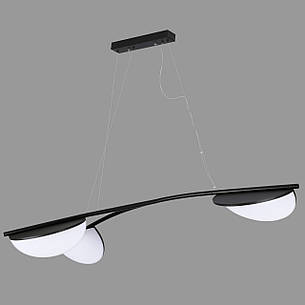 Дизайнерська чорна люстра "Flos" 30W з пультом (92-D1327-3 BK), фото 2