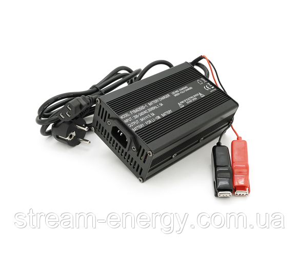 Зарядний пристрій для Li-ion акумуляторів 72V(84V) 20S, 3.5A + крокодили, фото 1