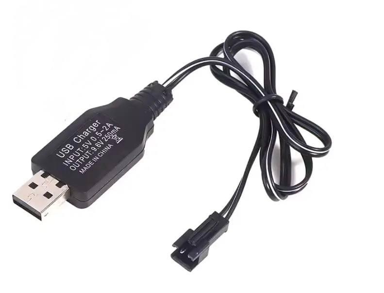 USB кабель 7.2V для заряджання акумулятора іграшок / машинок 2Pin, фото 1