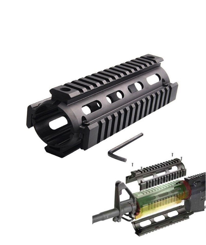 Цівка з планками Picatinny для Walther Colt M4. Коротка, фото 1