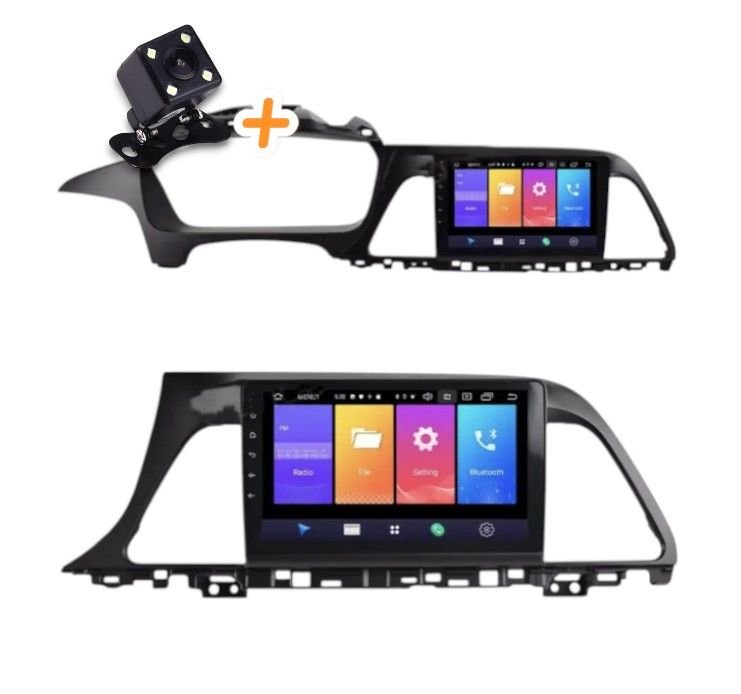 Магнітола для Hyundai Sonata LF 2014-2018 4+64 ГБ на Android | QLED-екран, 4G, Bluetooth, фото 1