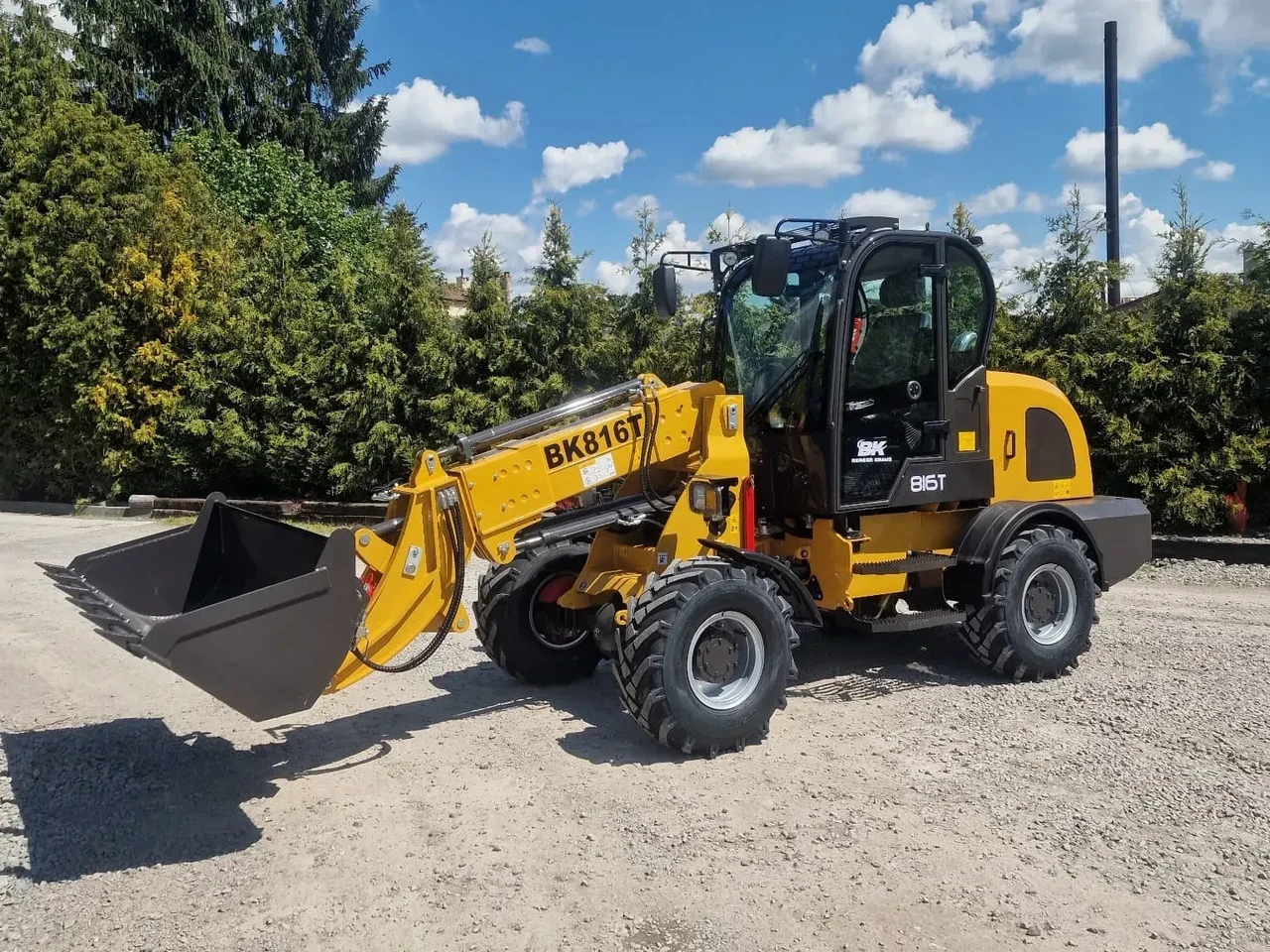 Колісний навантажувач з кабіною Berger Kraus BK816T до 1600 кг, телескопічний, двигун YUNNEI Euro 5, фото 1