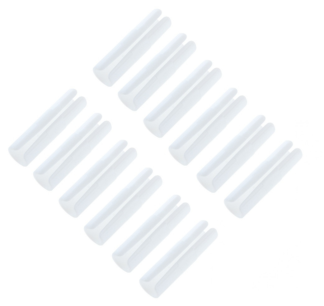 Затискачі для простирадл універсальні 12 шт білого кольору. Фіксатори для постільної білизни, фото 1