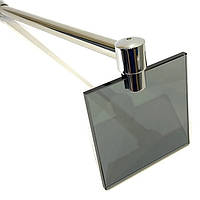 Крепление стеклянной шторки верхнее 0,5м. распорка стабилизатор для стекла 6-12 мм под углом 45° кронштейн стеклянной перегородки