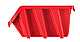Лоток пластиковий 120х77х60мм, червоний, BINNER 12, KBIL12-3020, фото 2